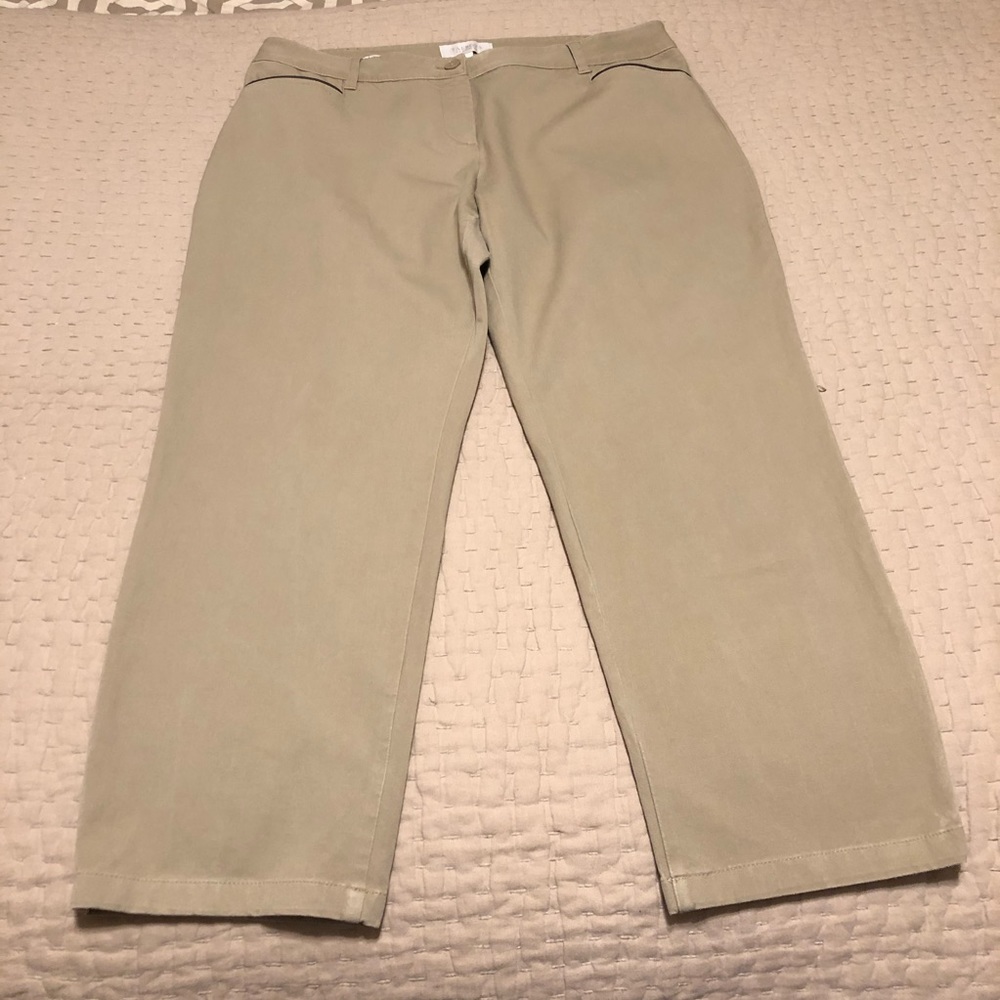 Talbots Curvy Fit Khaki Pants